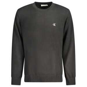 Calvin Klein Black Cotton Men Sweater