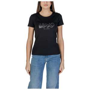 Liu Jo Black Cotton T-Shirt