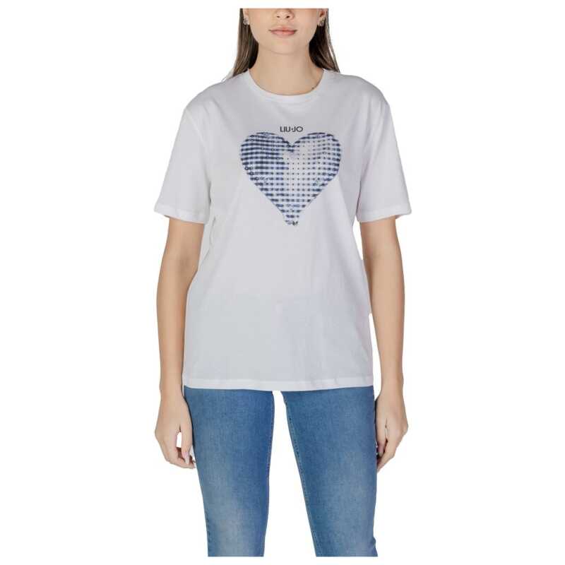 Liu Jo Blue Cotton Tops &amp; T-Shirt, theFeinheit