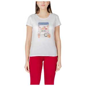 Liu Jo Bicolor Cotton Tops & T-Shirt