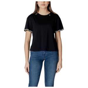 Liu Jo Black Cotton Tops & T-Shirt