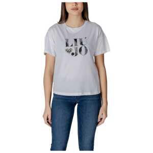 Liu Jo Black And White Cotton T-Shirt