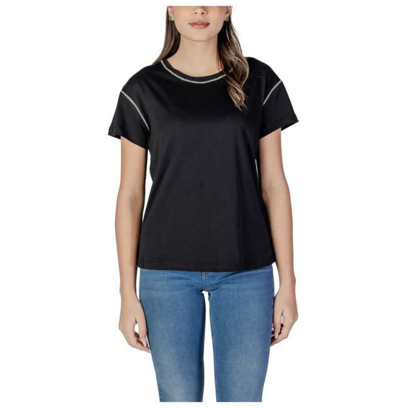 Liu Jo Black Cotton Tops &amp; T-Shirt, theFeinheit