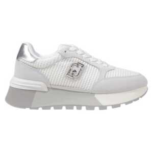 Liu Jo Silver Leather Sneaker