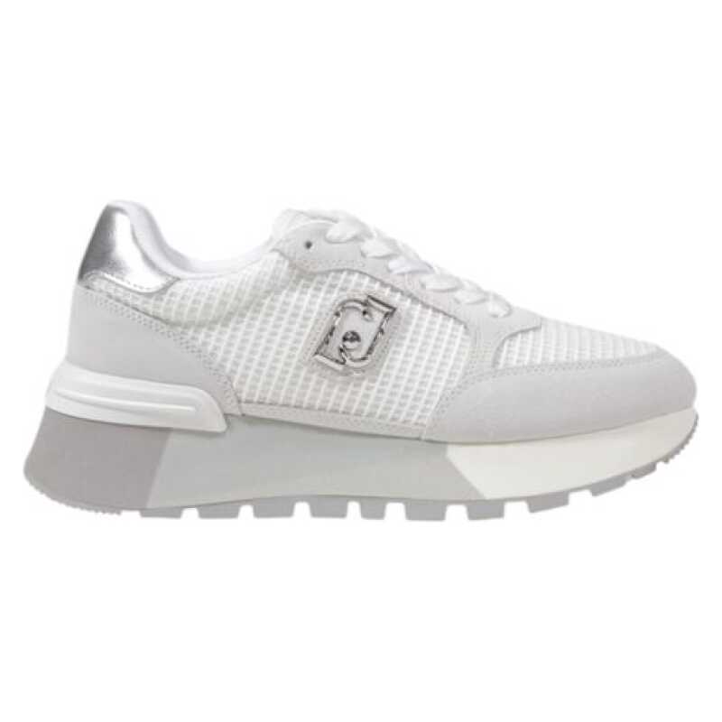 Liu Jo Silver Leather Sneaker, theFeinheit