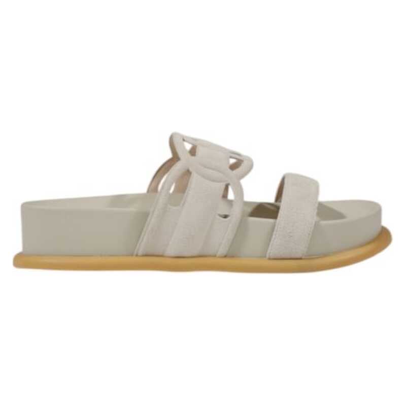 Liu Jo Gray Leather Sandal, theFeinheit