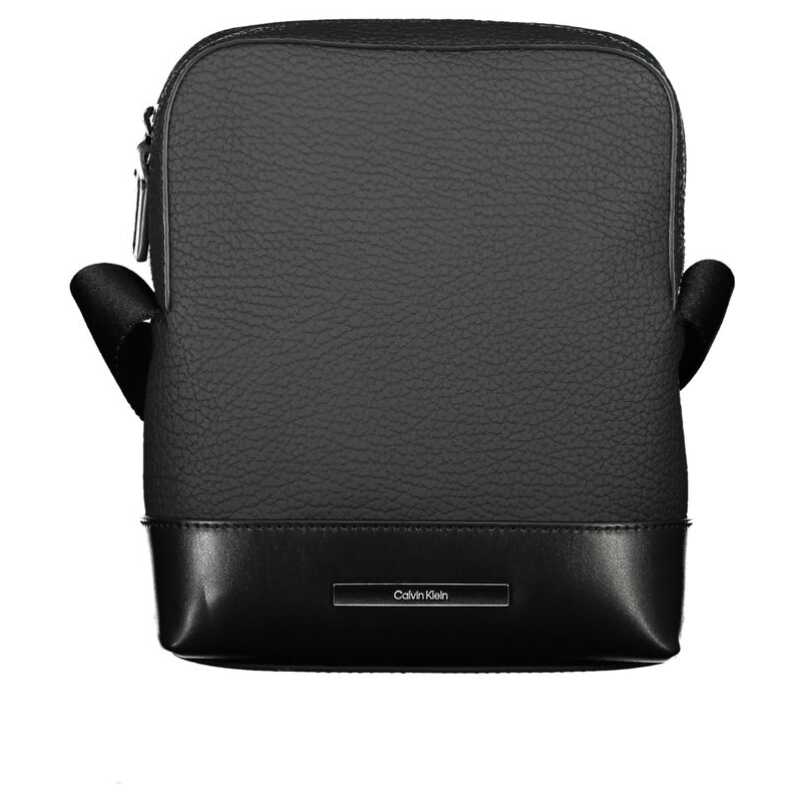 Calvin Klein Sleek Black Shoulder Bag with Contrasting Details, theFeinheit