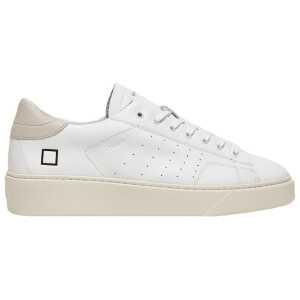 D.A.T.E White Leather Sneaker