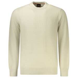 Hugo Boss Beige Cotton Men Sweater