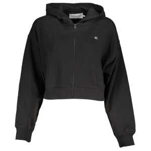 Calvin Klein Chic Hooded Sweatshirt in Timeless Black
