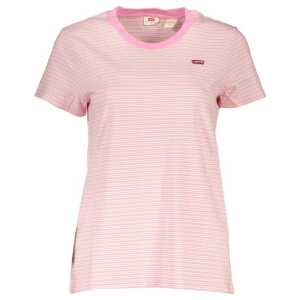 Levi's Pink Cotton Women T-Shirt