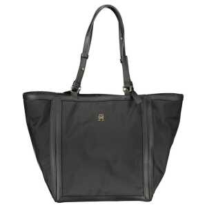 Tommy Hilfiger Black Polyester Handbag