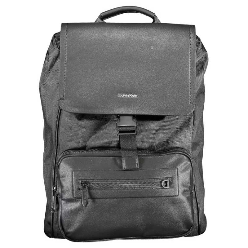 Calvin Klein Black Polyester Backpack, theFeinheit