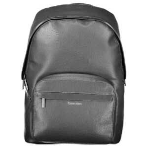 Calvin Klein Black Polyester Men Backpack