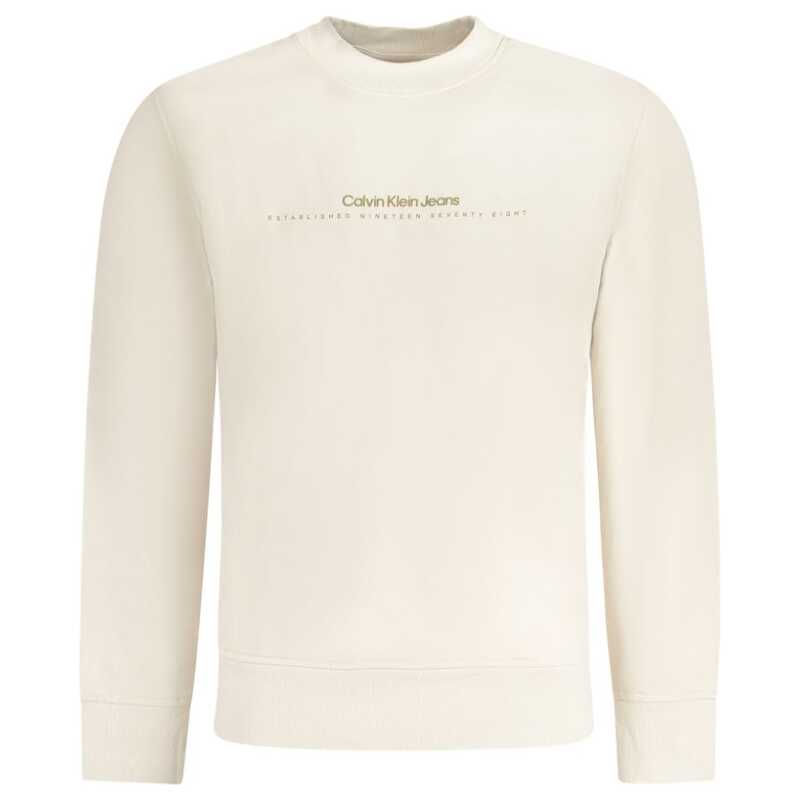 Calvin Klein Beige Cotton Men Sweater, theFeinheit