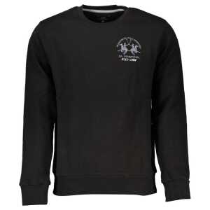 La Martina Elegant Crew Neck Fleece Sweatshirt