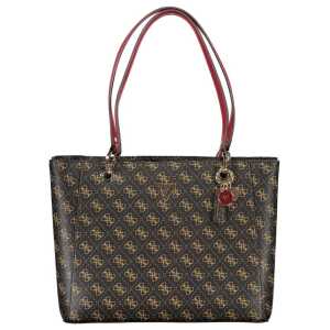 Guess Jeans Brown Polyethylene Handbag