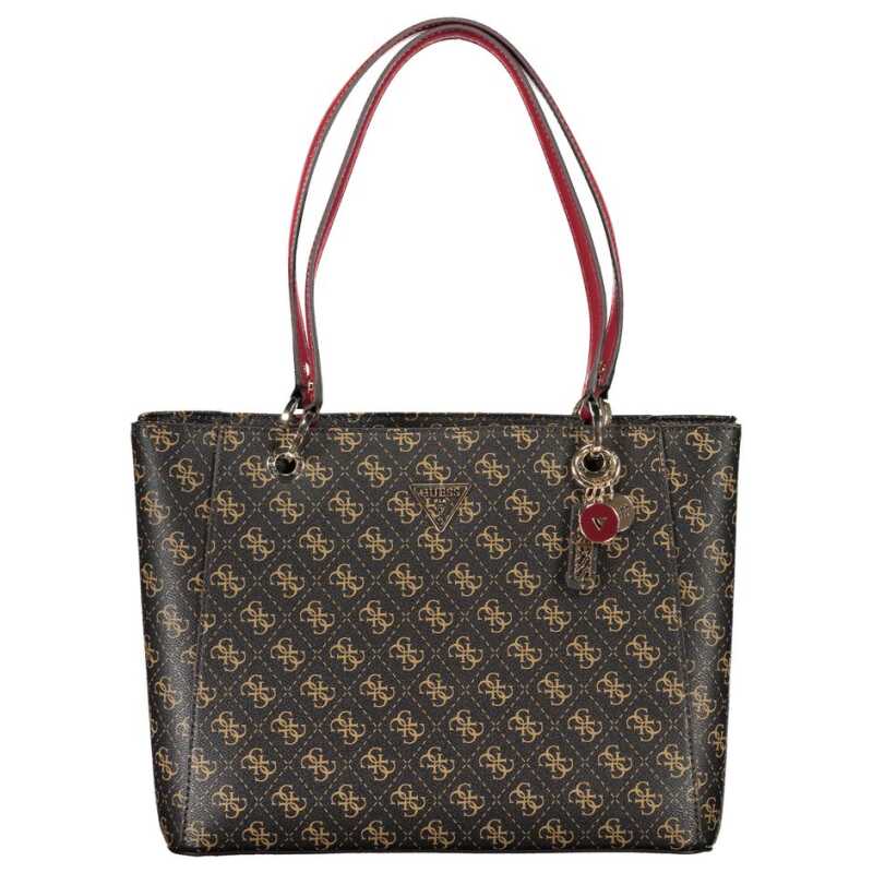 Guess Jeans Brown Polyethylene Handbag, theFeinheit