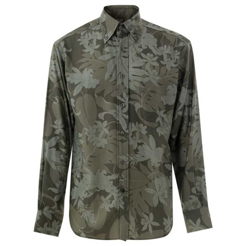Tom Ford Green Lyocell Shirt, theFeinheit