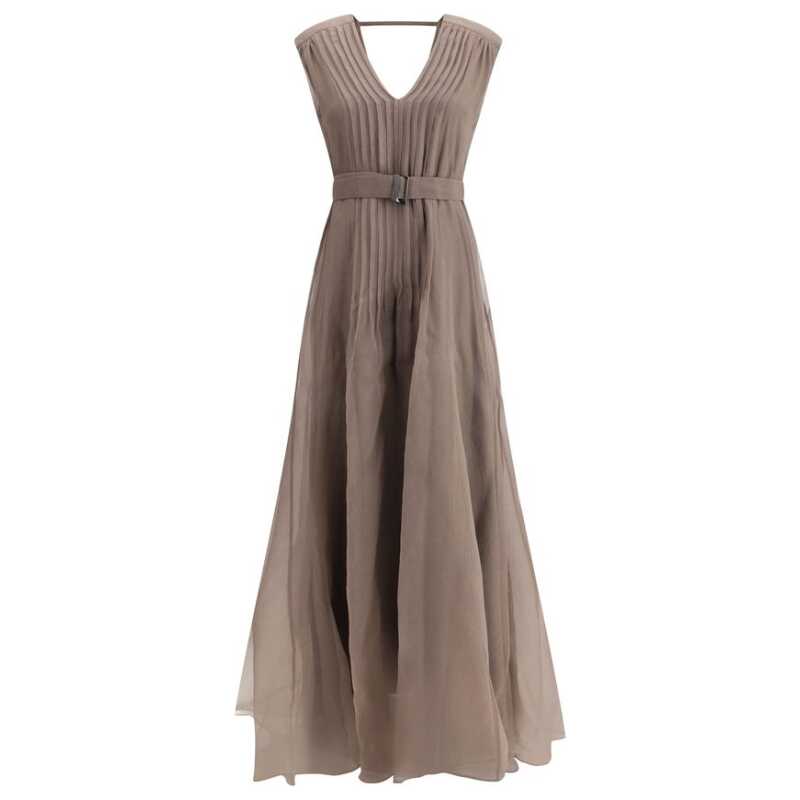 Brunello Cucinelli Silk Long Dress, theFeinheit