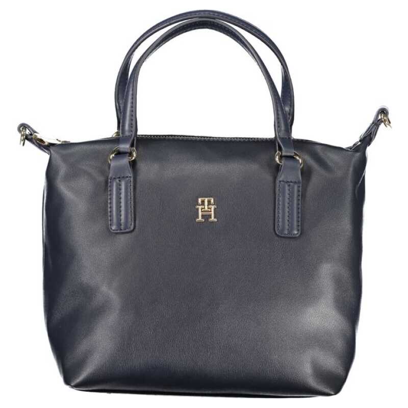Tommy Hilfiger Blue Polyester Handbag, theFeinheit