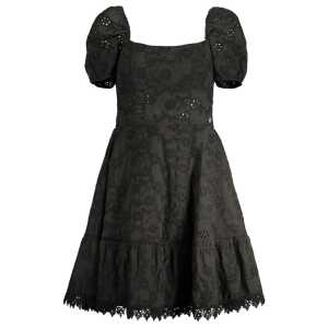 Guess Jeans Black Cotton Women Dress