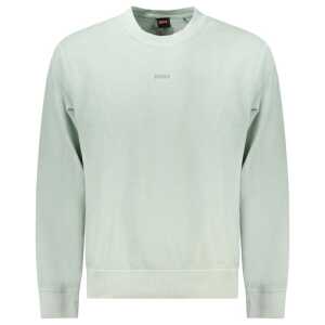 Hugo Boss Green Cotton Men Sweater
