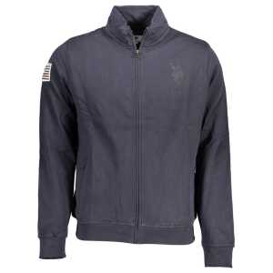 U.S. POLO ASSN. Blue Cotton Men Sweater