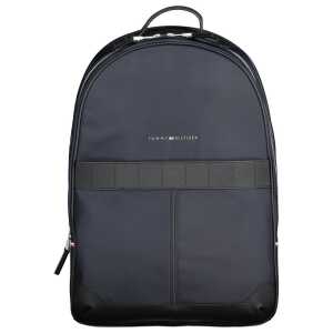 Tommy Hilfiger Blue Polyester Men Backpack
