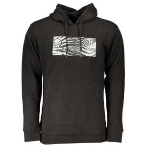 Cavalli Class Black Cotton Men Sweater