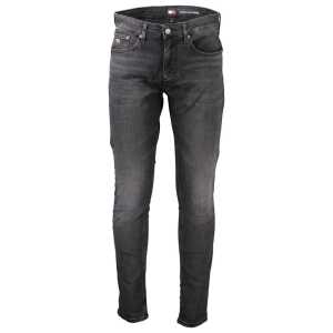 Tommy Hilfiger Black Cotton Jeans & Pant