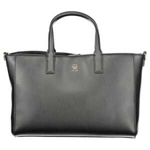 Tommy Hilfiger Black Polyester Women Handbag