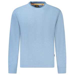 Hugo Boss Light Blue Cotton Men Sweater