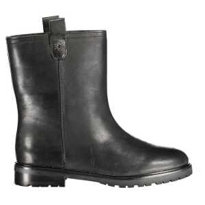Ralph Lauren Black Leather Women Boot