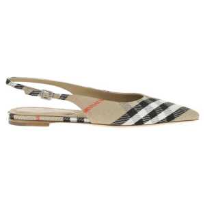 Burberry Birdie Check slingback Ballerinas