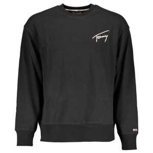 Tommy Hilfiger Black Cotton Men Sweater