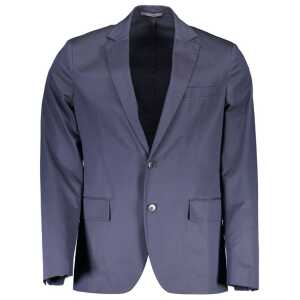 Gant Blue Cotton Men Jacket