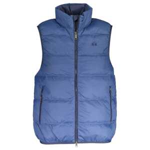 La Martina Blue Polyamide Men Jacket
