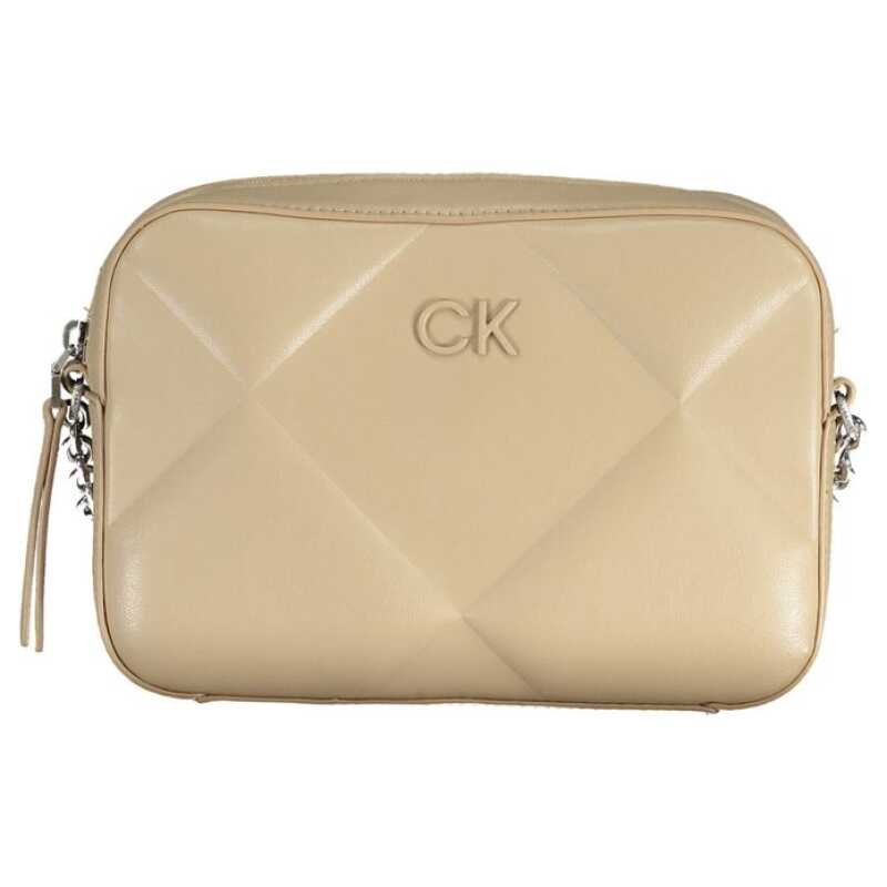 Calvin Klein Beige Polyester Handbag, theFeinheit