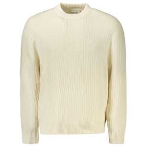 Calvin Klein White Cotton Men Sweater