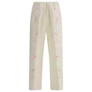 Forte_Forte Embroidered linen Pants