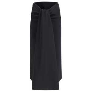 Jacquemus Sablier draped midi Skirt