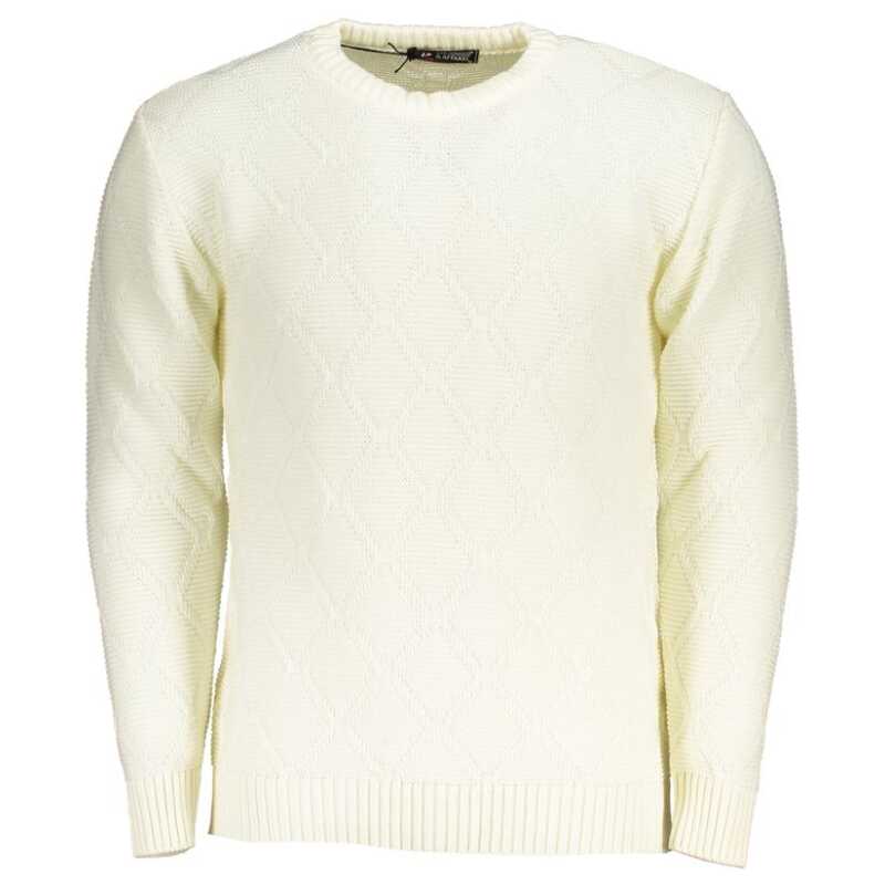 U.S. Grand Polo White Fabric Sweater, theFeinheit