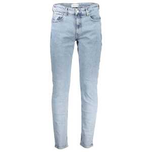 Calvin Klein Light Blue Cotton Men Jeans