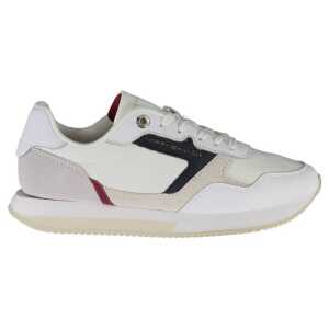 Tommy Hilfiger White Leather Women Sneaker