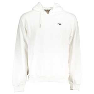 Fila Chic White Cotton Blend Hooded Sweater