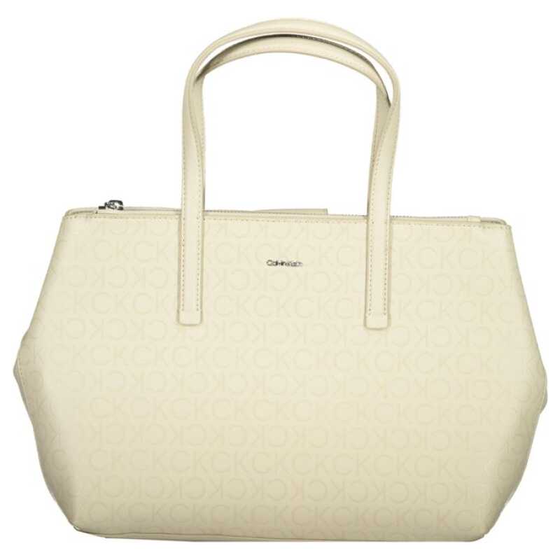 Calvin Klein Beige Polyester Handbag, theFeinheit