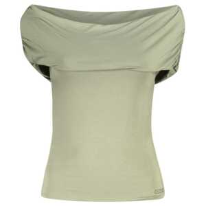 Guess Jeans Green Modal Tops & T-Shirt