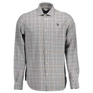 U.S. POLO ASSN. Brown Cotton Men Shirt