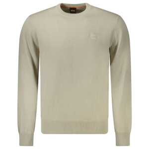 Hugo Boss Beige Cotton Men Sweater